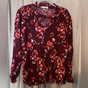 Alexandra jorden size large gorgeous, wine colored top looks new